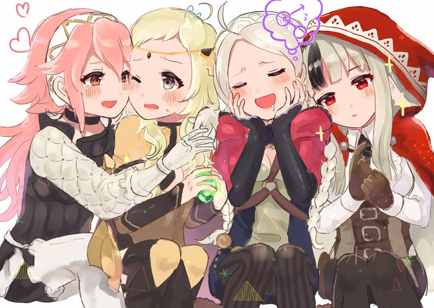 nina, ophelia, velouria, and soleil (fire emblem and 1 more) drawn by sakuramotikun