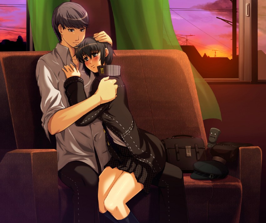 narukami yu and shirogane naoto (persona and 1 more) drawn by taru_neko