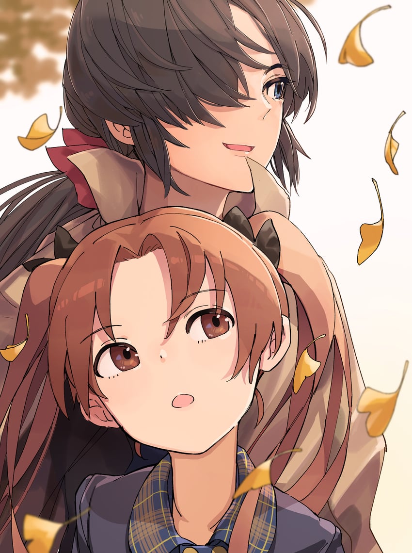 kadotani anzu and ogin (girls und panzer) drawn by oshiri_seijin