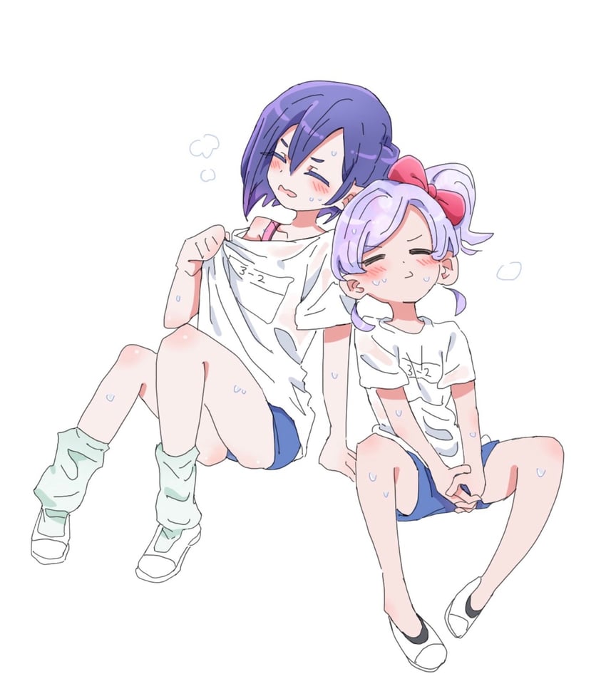 haraga kurumi and momi momiji (kimi no koto ga dai dai dai dai daisuki na 100-nin no kanojo) drawn by dalidari27