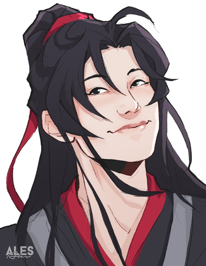 wei wuxian (modao zushi) drawn by ales