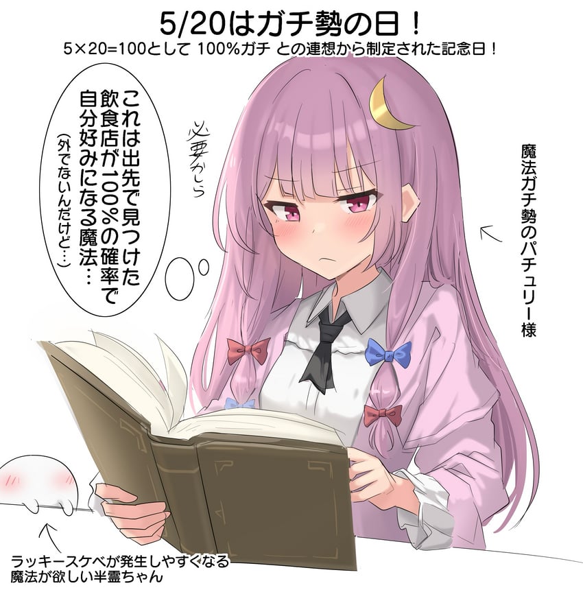 konpaku youmu and patchouli knowledge (touhou) drawn by youyume-kun