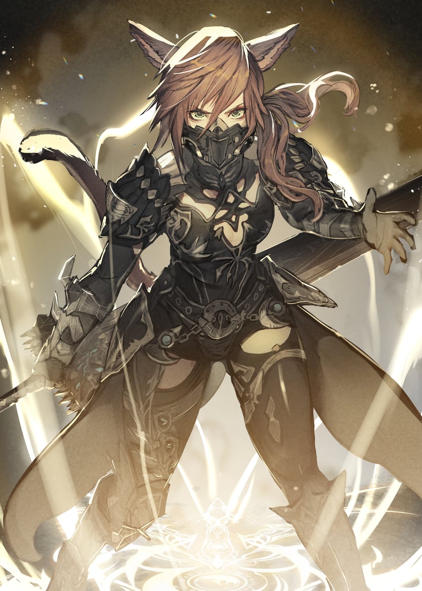 warrior of light and dark knight (final fantasy and 1 more) drawn by hide_(hideout)