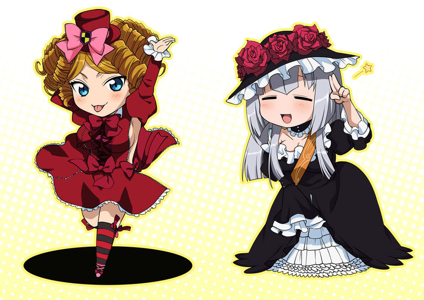 virgilia and gaap (umineko no naku koro ni) drawn by yodobashi_yuo