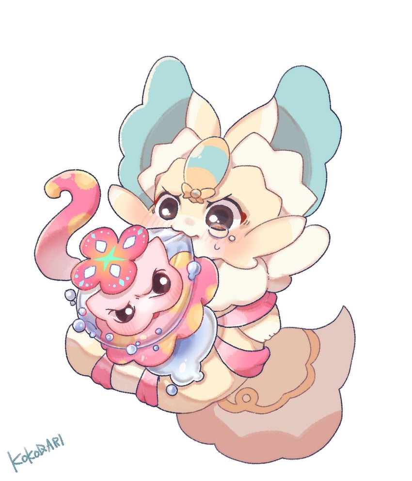 purrely and mulcharmy meowls (yu-gi-oh!) drawn by kokodari
