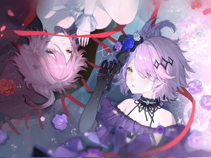 sin mal (honkai and 1 more) drawn by sin_mal0909