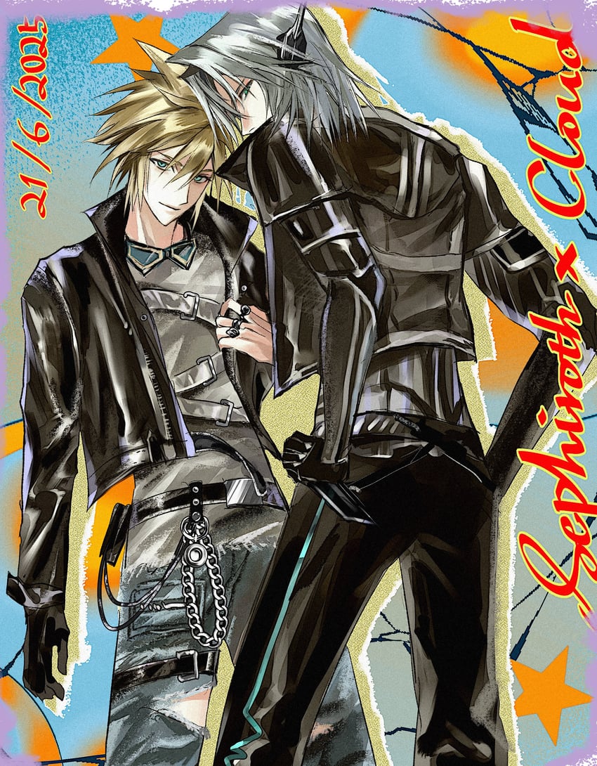 cloud strife and sephiroth (final fantasy and 2 more) drawn by 3_3lecho