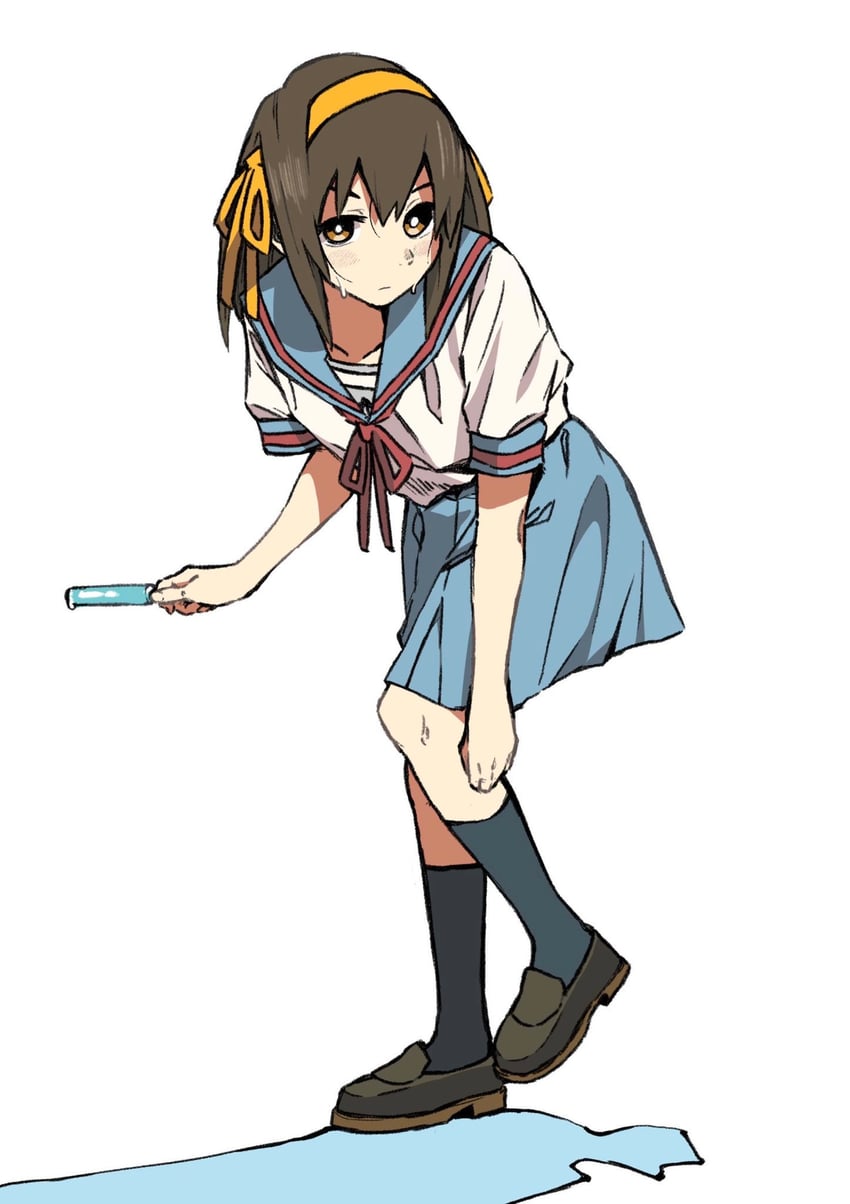 suzumiya haruhi (suzumiya haruhi no yuuutsu) drawn by chorohanage