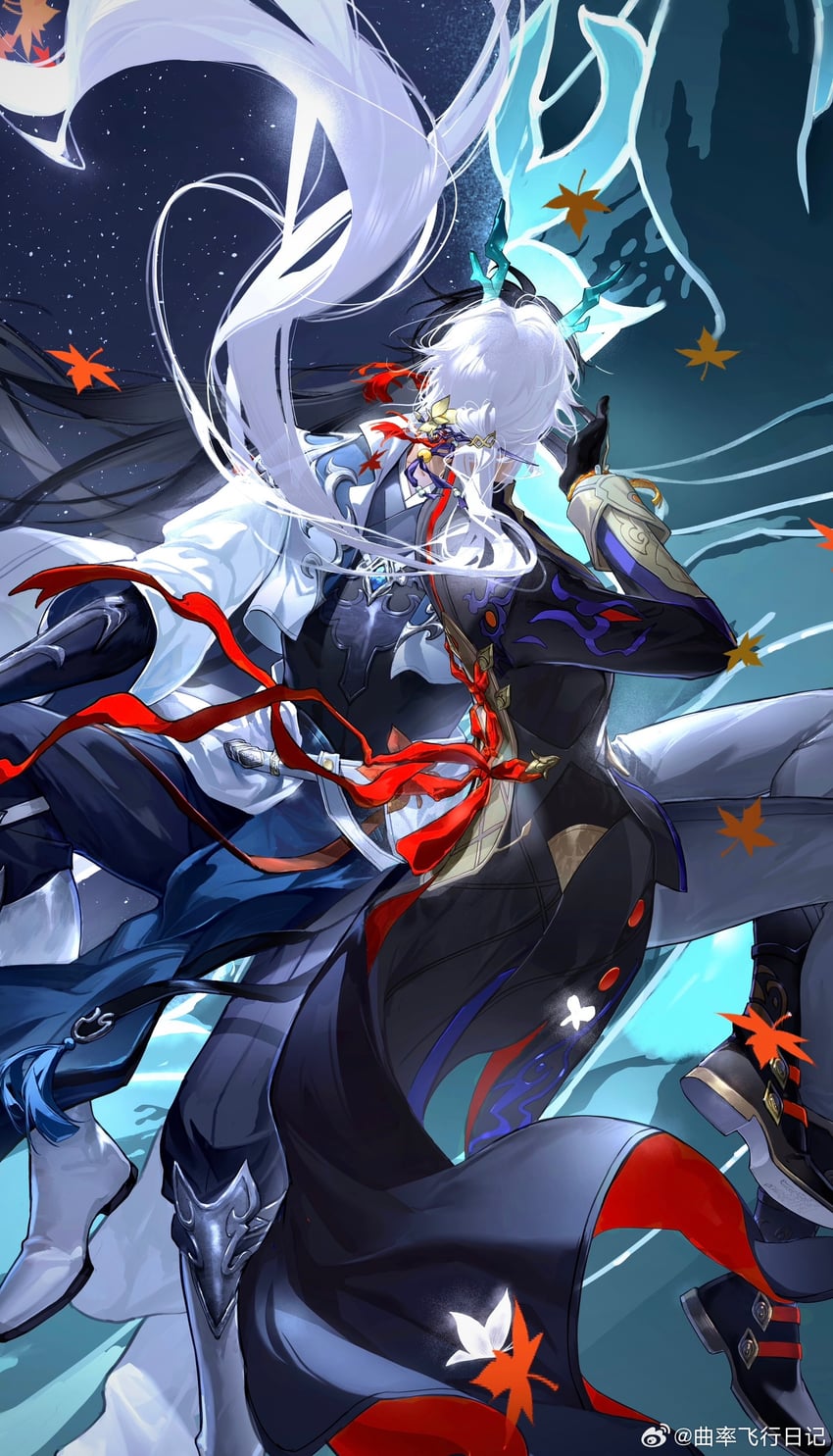 dan heng, blade, yingxing, and dan feng (honkai and 1 more) drawn by qing