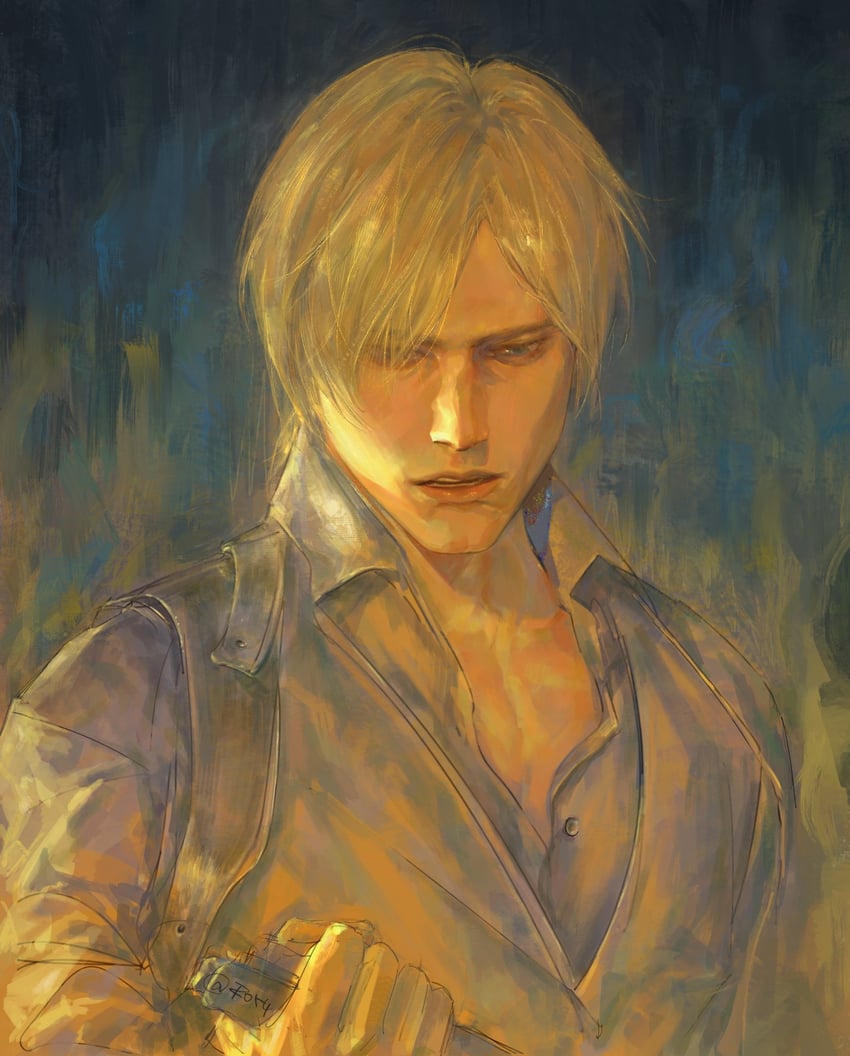 leon s. kennedy (resident evil and 1 more) drawn by ror4