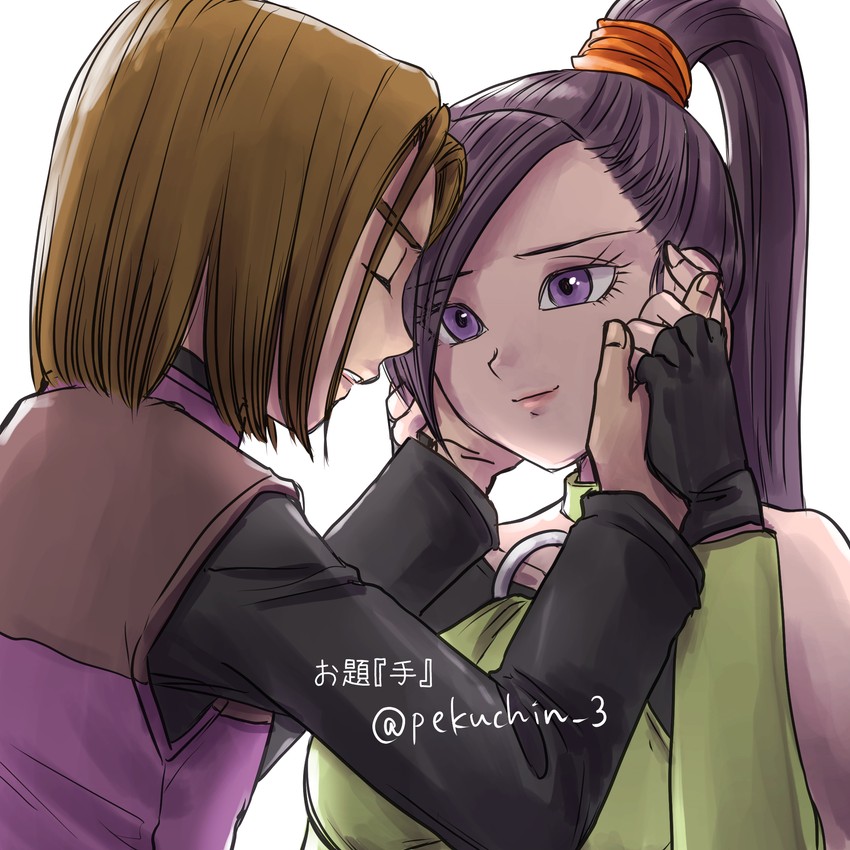 hero and martina (dragon quest and 1 more) drawn by pekuchin_(pekuchin_3)