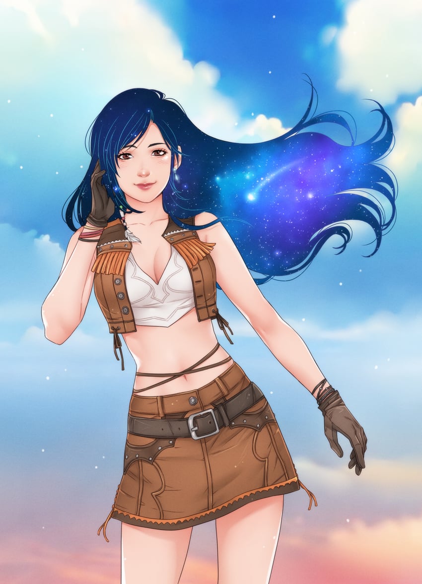 tifa lockhart (final fantasy and 3 more) drawn by crylin6