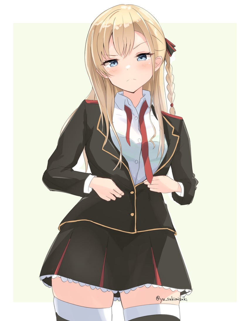 wilhelmina braunschweig ingenohl friedeburg (high school fleet) drawn by sukimizaki