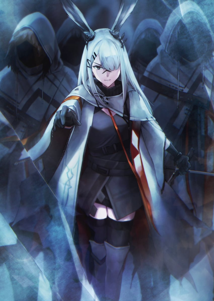 frostnova and yeti caster leader (arknights) drawn by e-bushi