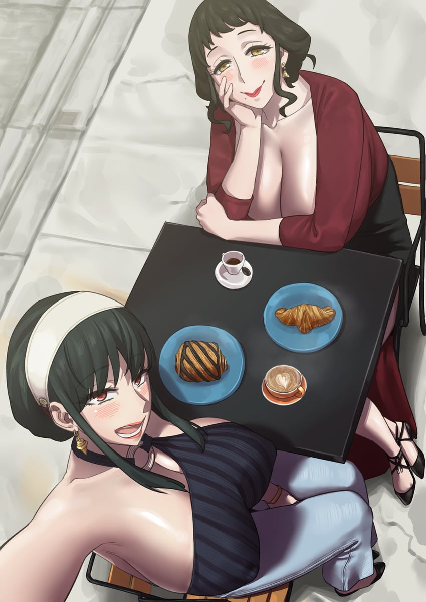 yor briar and melinda desmond (spy x family) drawn by akai_melon