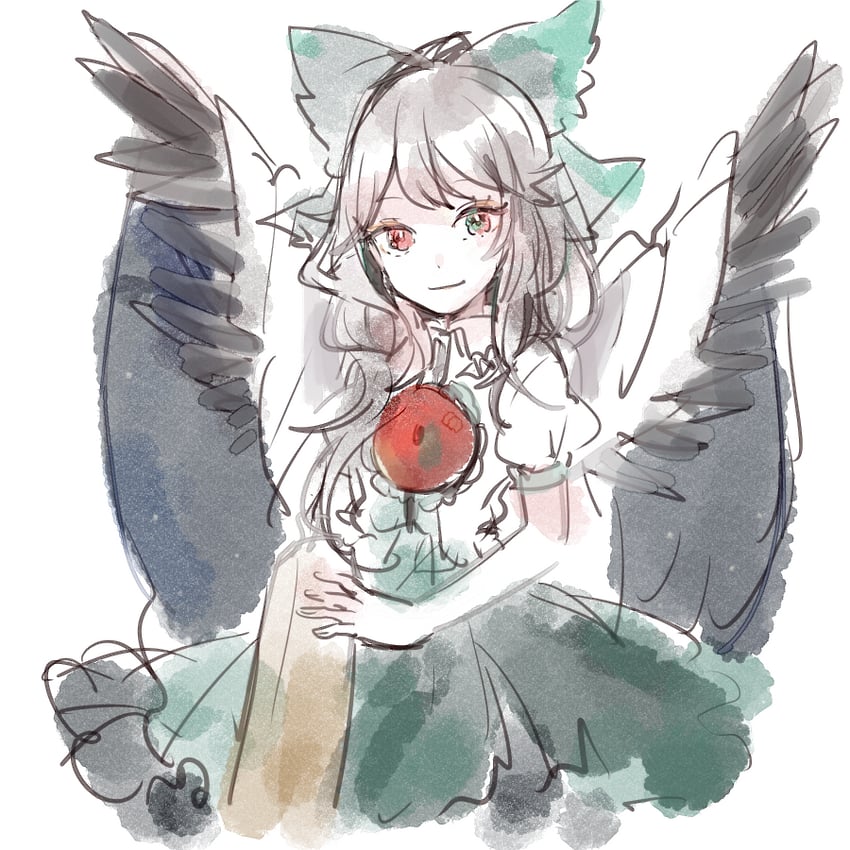 reiuji utsuho (touhou) drawn by mozukuzu_(manukedori)
