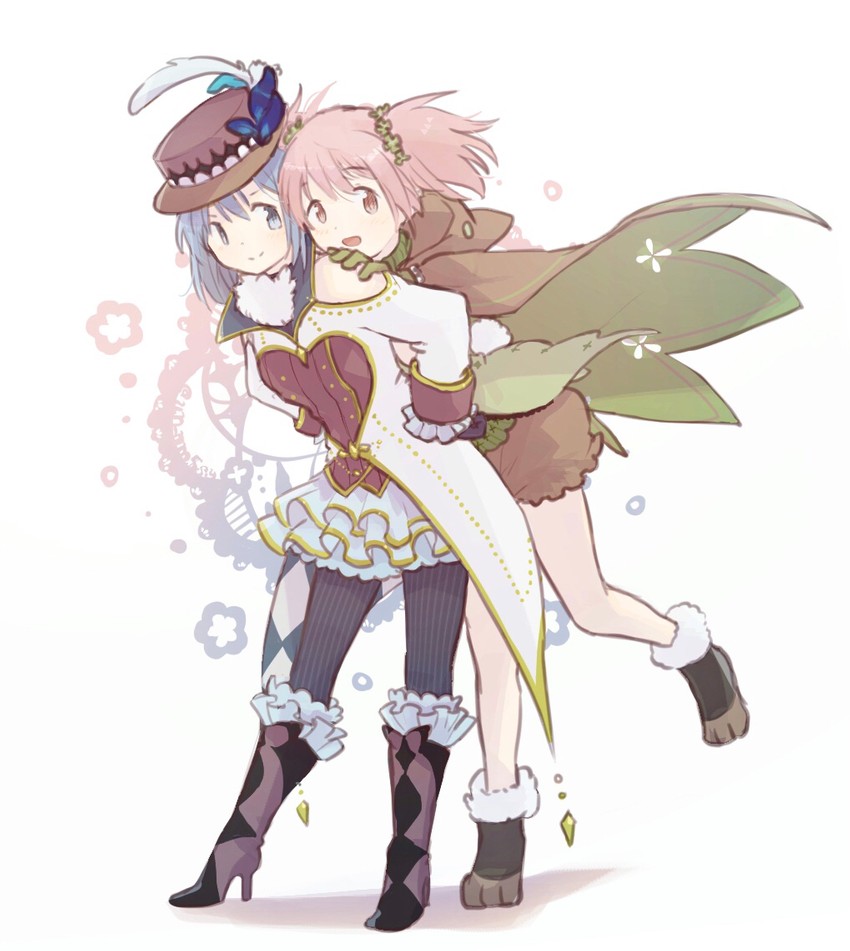 kaname madoka, miki sayaka, aino mito, and kumi seika (mahou shoujo madoka magica and 1 more) drawn by un_nm5sy
