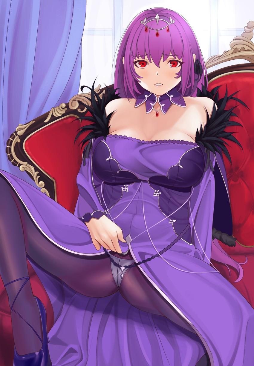 scathach and scathach skadi (fate and 1 more) drawn by quatthro