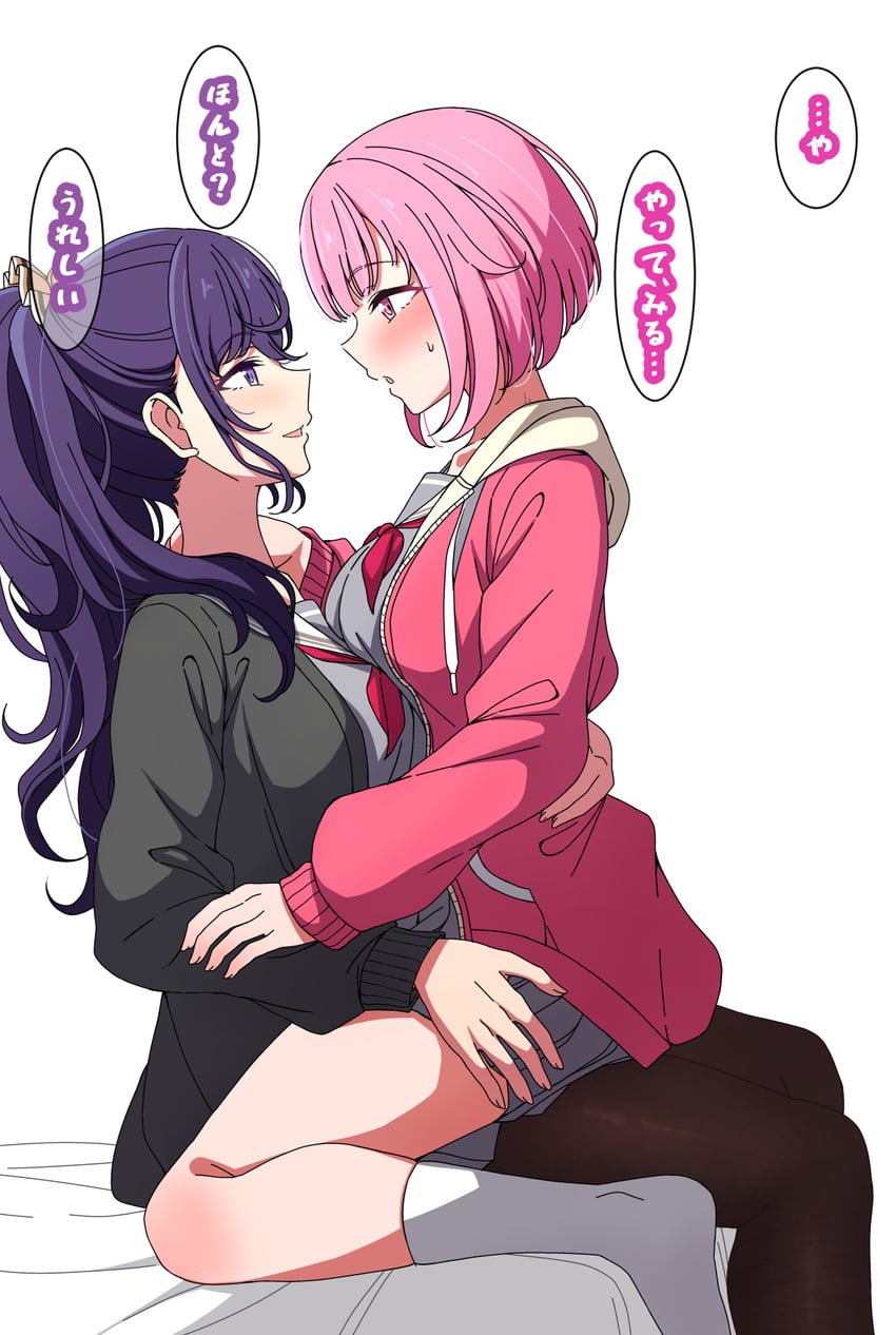asahina mafuyu and ootori emu (project sekai) drawn by arimon_(dfrgty12)