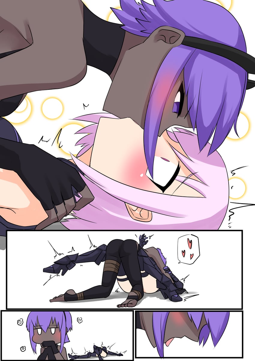 mash kyrielight and hassan of serenity (fate and 1 more) drawn by nubebenbe