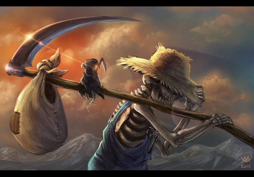 grim reaper, death, terry pratchett, and death of rats (discworld and 1 more) drawn by maxa'