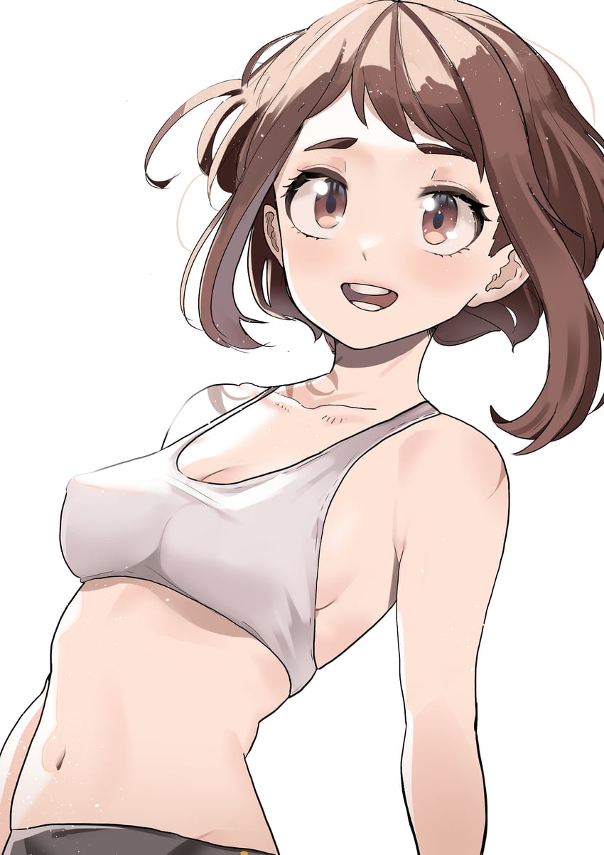 uraraka ochaco (boku no hero academia) drawn by zd_(pixiv6210083)