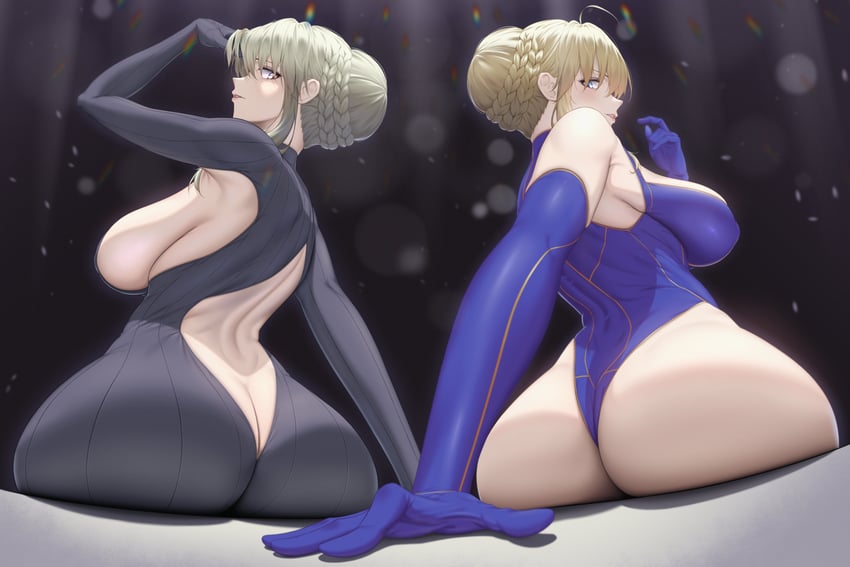 artoria pendragon (fate and 1 more) drawn by nmi