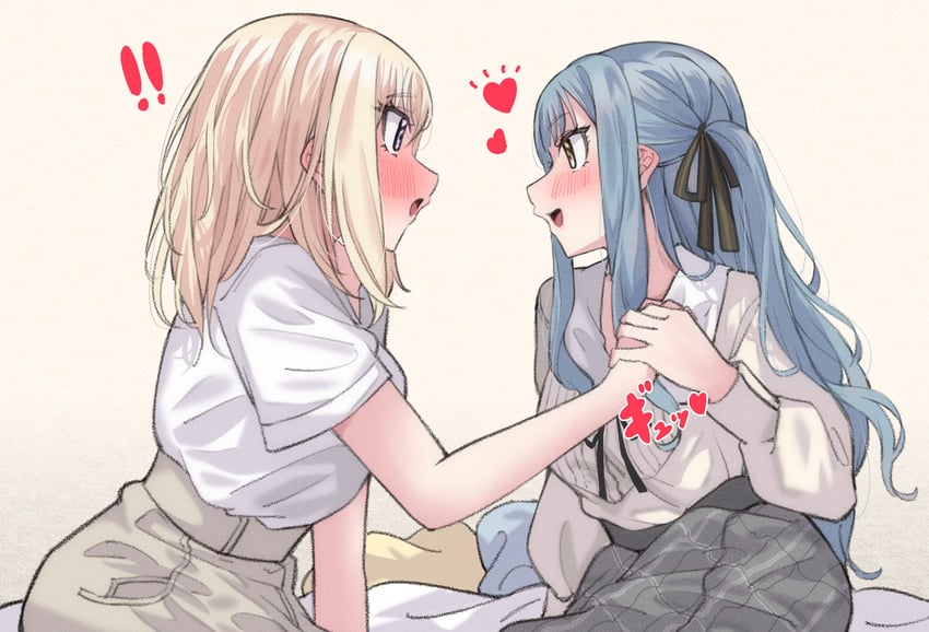 togawa sakiko and misumi uika (bang dream! and 1 more) drawn by extreme_yuri_buta