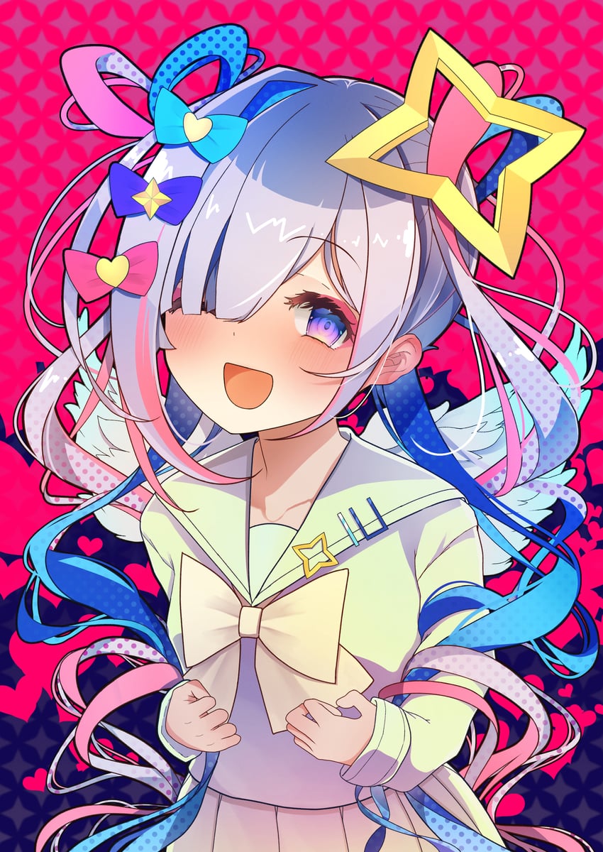 amane kanata and chouzetsusaikawa tenshi-chan (hololive and 1 more) drawn by anita_pastorale
