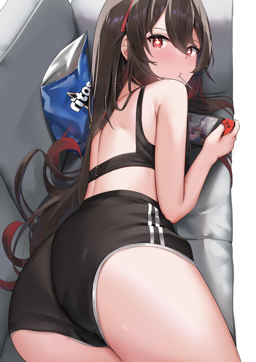 hu tao, monika, and yuri (genshin impact and 1 more) drawn by skai_kun