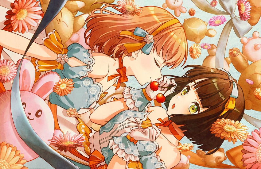 hinoshita kaho and momose ginko (love live! and 1 more)