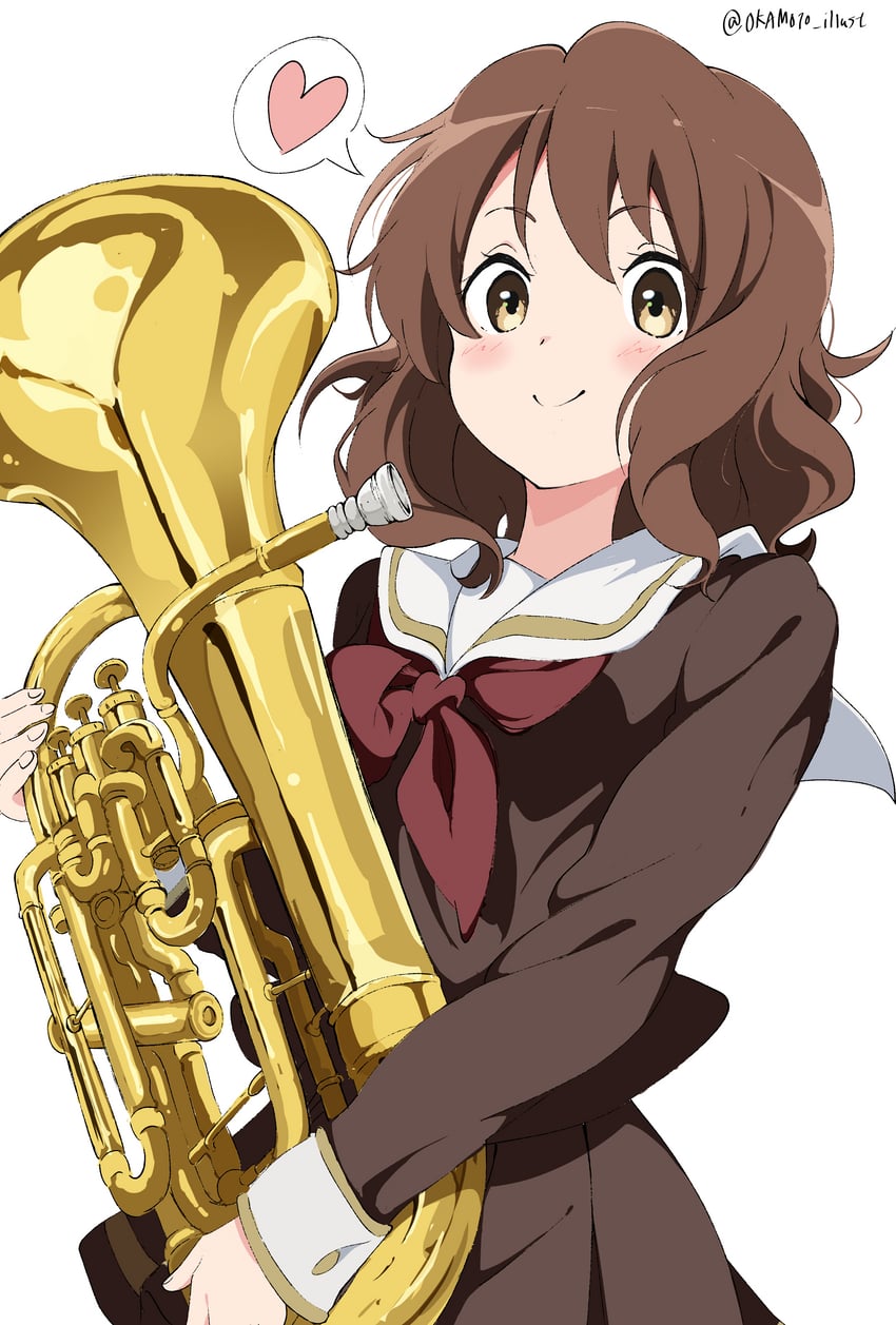 oumae kumiko (hibike! euphonium) drawn by white_gorilla_(okamoto)