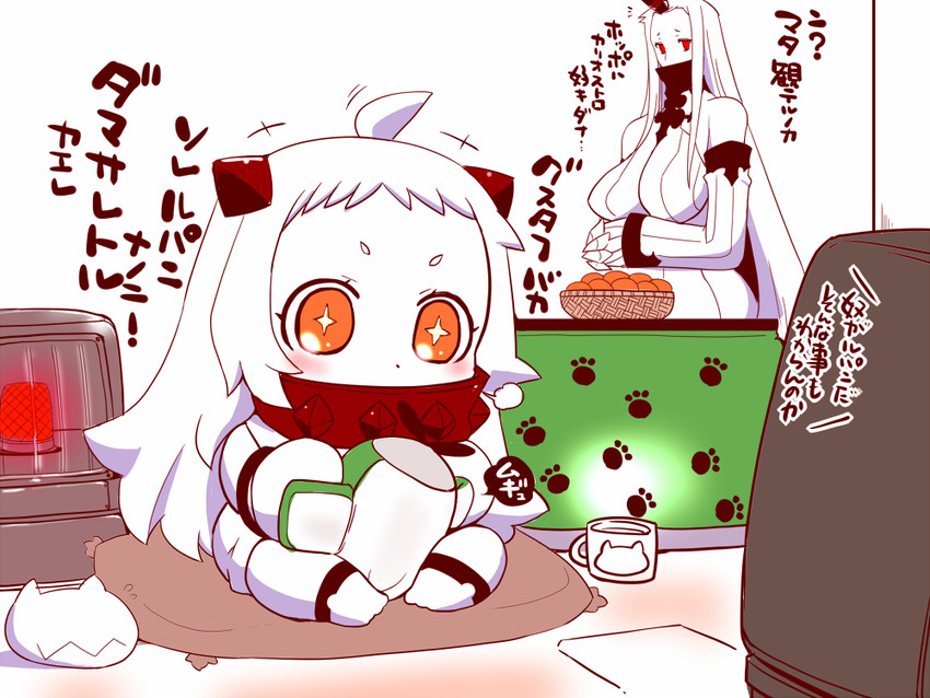 northern ocean princess and seaport princess (kantai collection) drawn by sako_(bosscoffee)