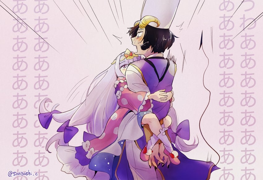 aurora sya lis kaymin and demon cleric (maou-jou de oyasumi) drawn by yostuba0704