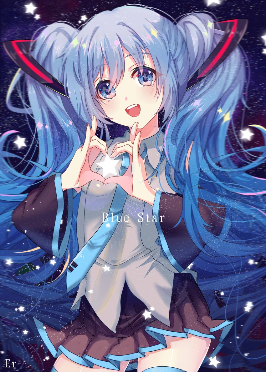 hatsune miku (vocaloid and 1 more) drawn by shanguier