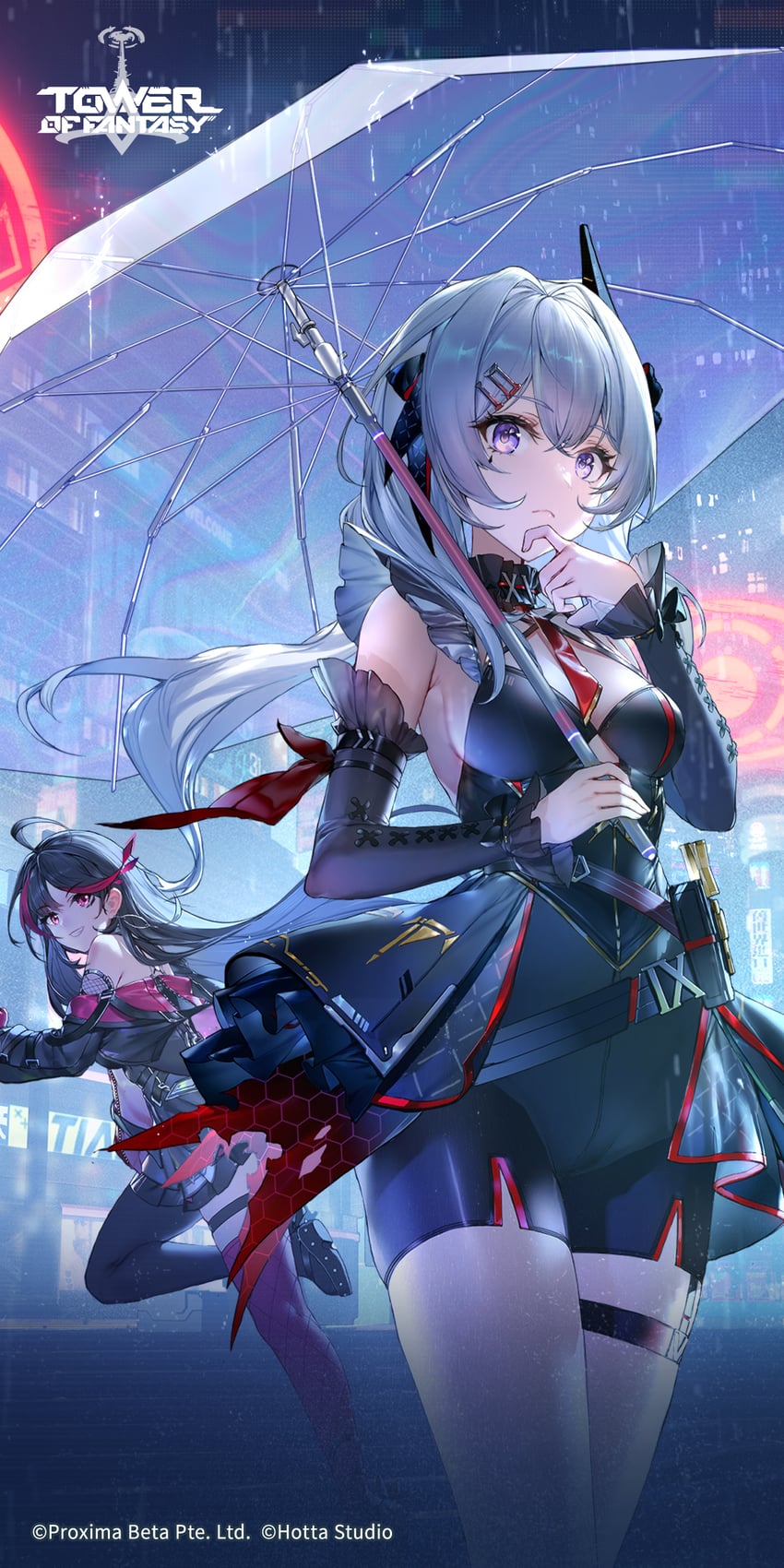 anka and gray fox (tower of fantasy)