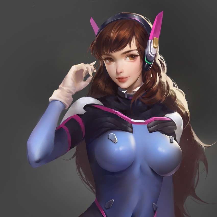 d.va (overwatch and 1 more) drawn by chelsea_sun