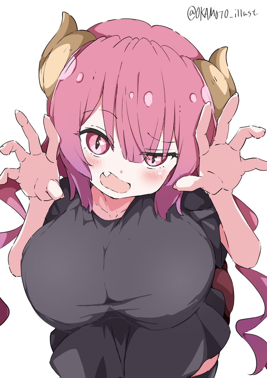 ilulu (kobayashi-san chi no maidragon) drawn by white_gorilla_(okamoto)