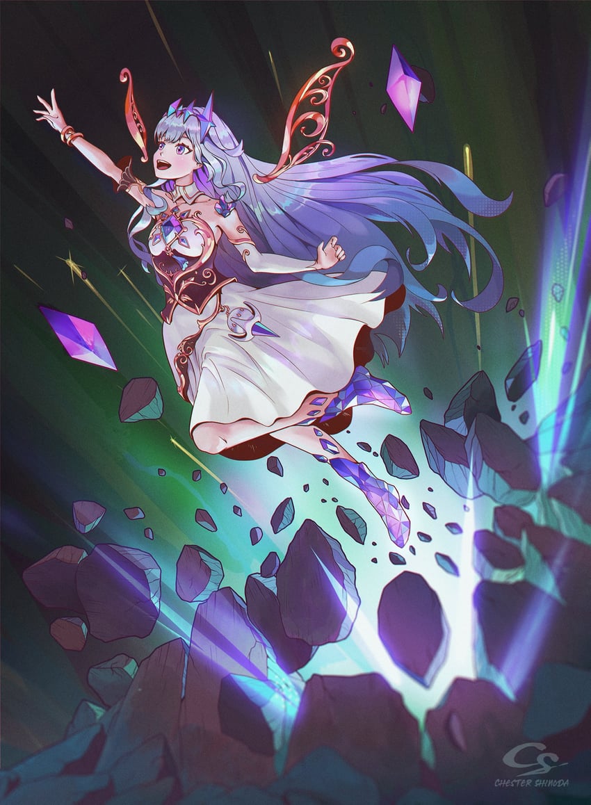 koseki bijou (hololive and 1 more) drawn by chester_shinoda