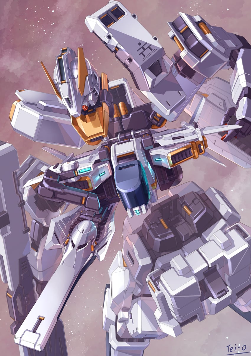 gundam tr-1 hazel and gundam tr-1 hazel owsla (gundam and 1 more) drawn by tei-o
