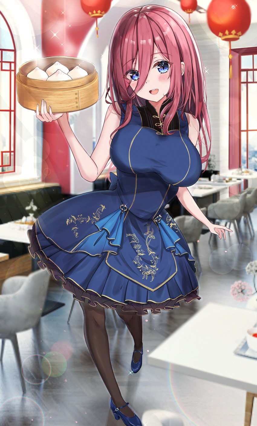 nakano miku (go-toubun no hanayome) drawn by rain_sunny