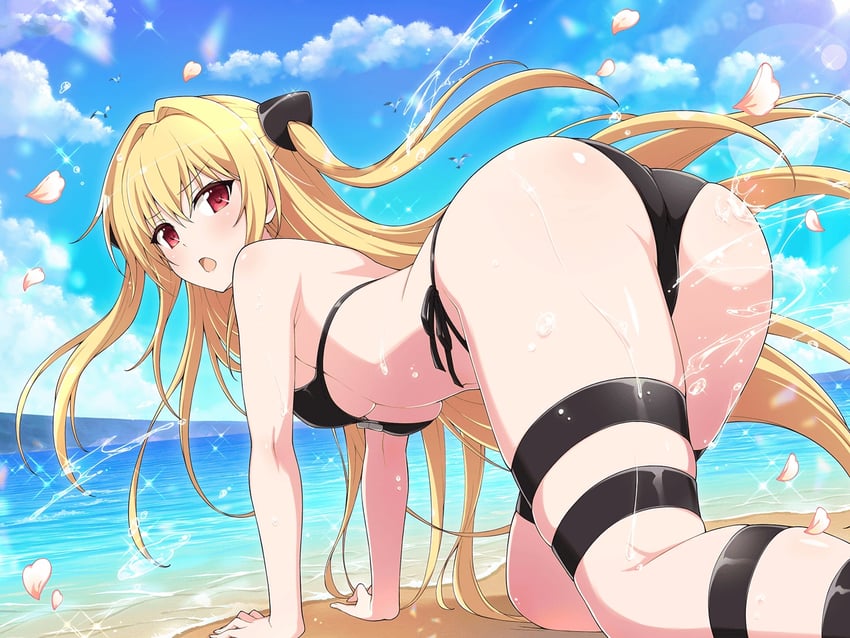 konjiki no yami (senran kagura and 2 more) drawn by yaegashi_nan