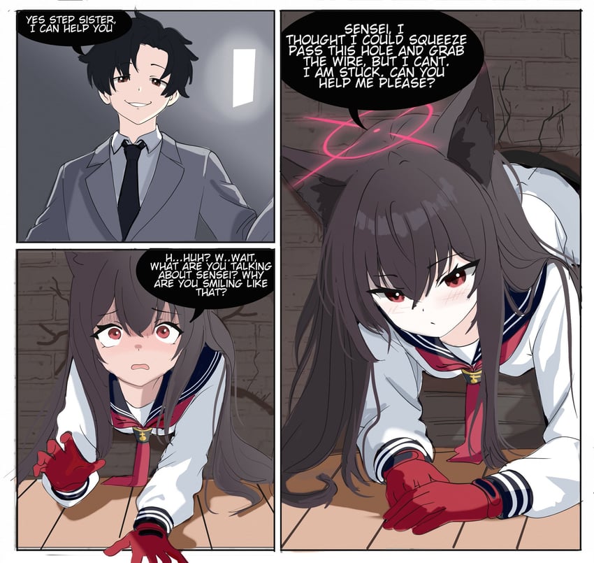 sensei and yukino (blue archive and 1 more) drawn by melissa_v2