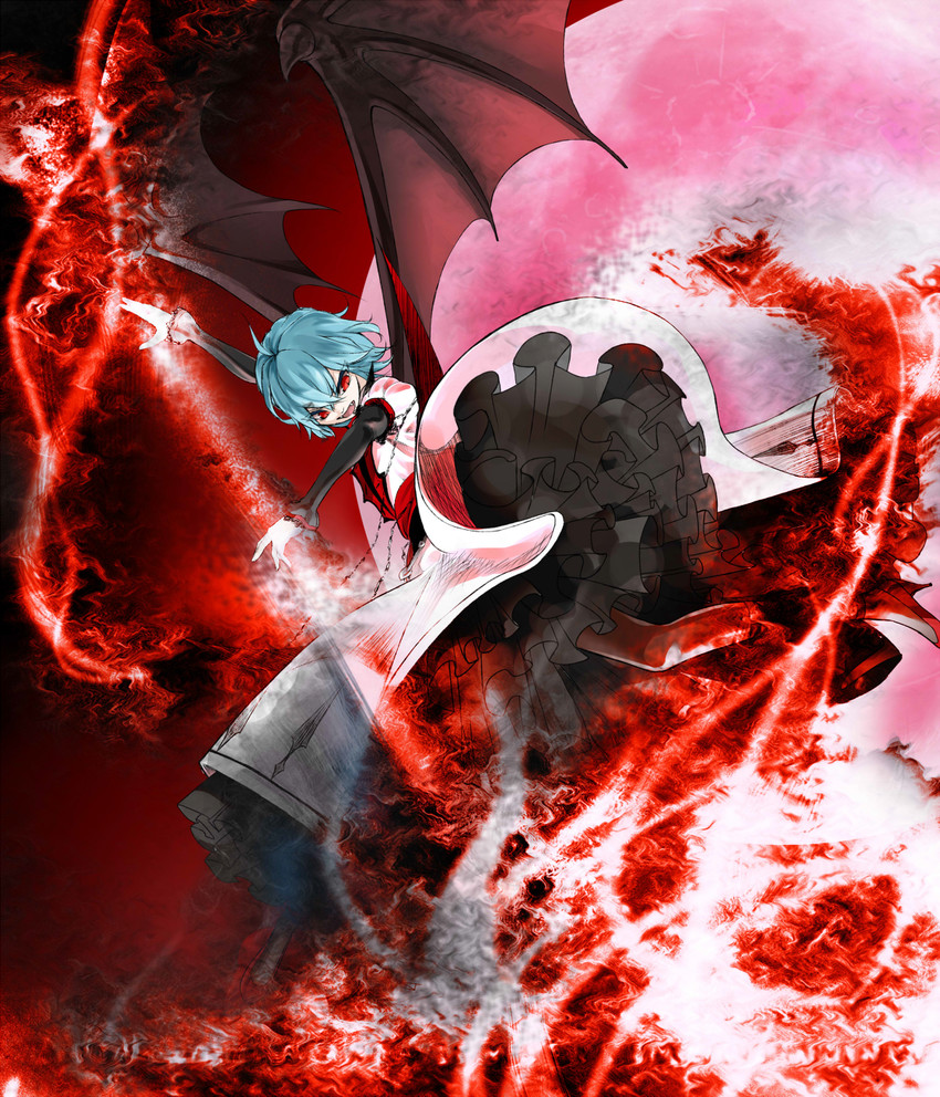 remilia scarlet (touhou and 1 more) drawn by mattari_yufi