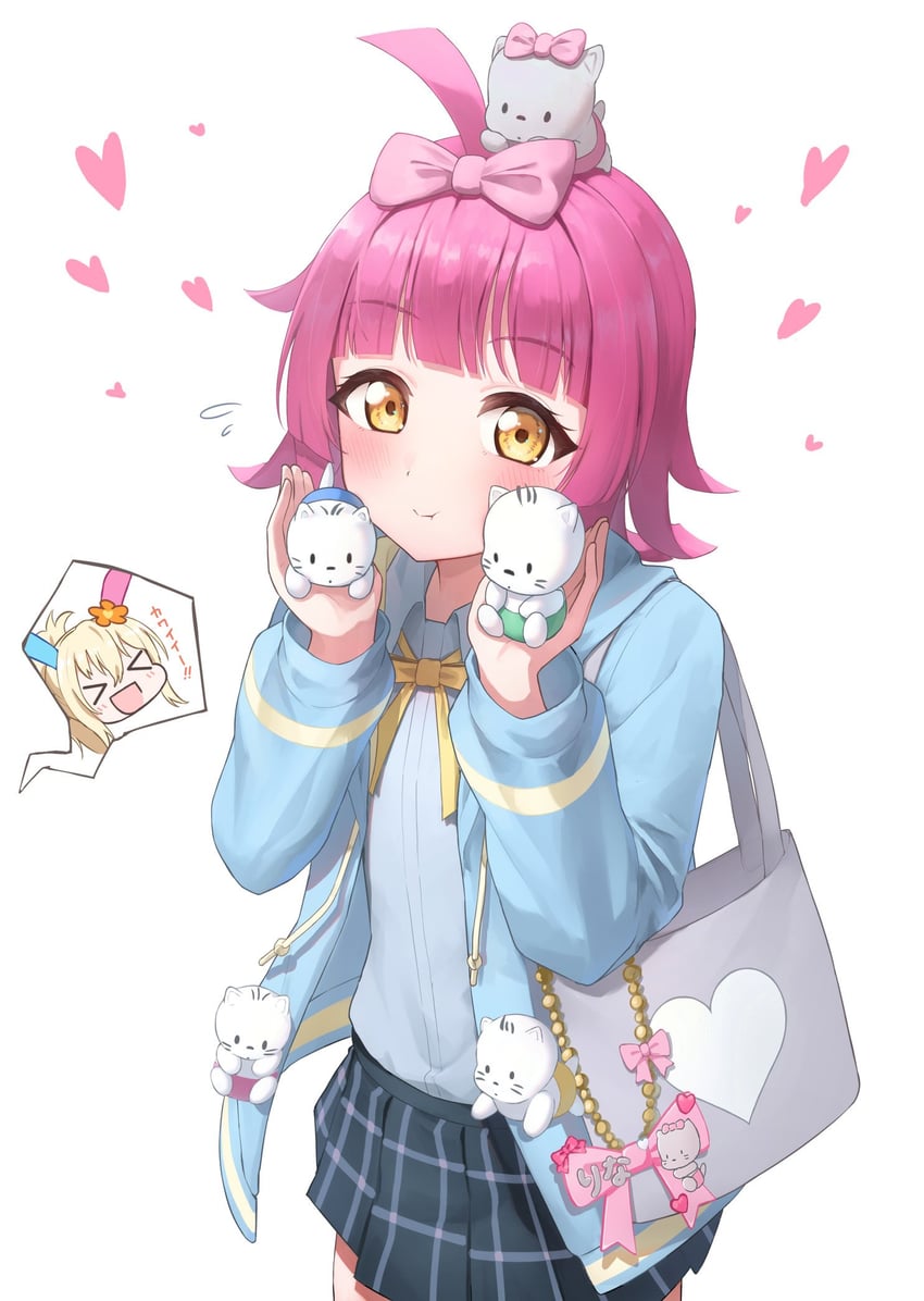 tennoji rina and miyashita ai (love live! and 1 more) drawn by morros