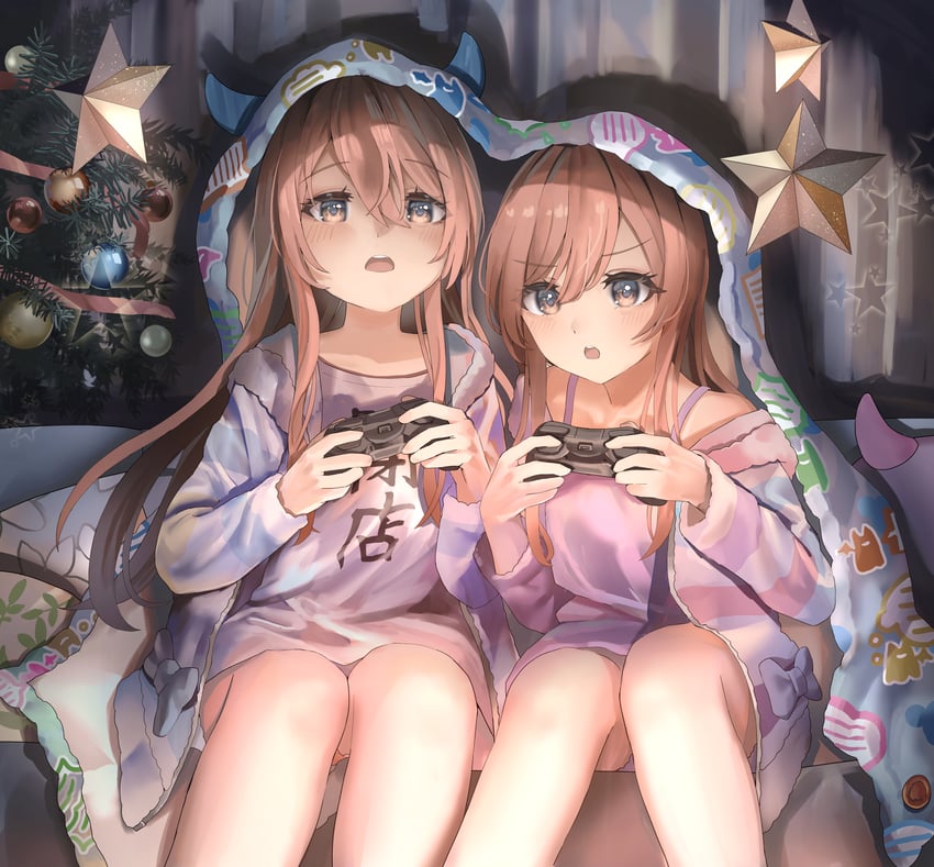 osaki amana and osaki tenka (idolmaster and 1 more) drawn by nemu_kotatsu