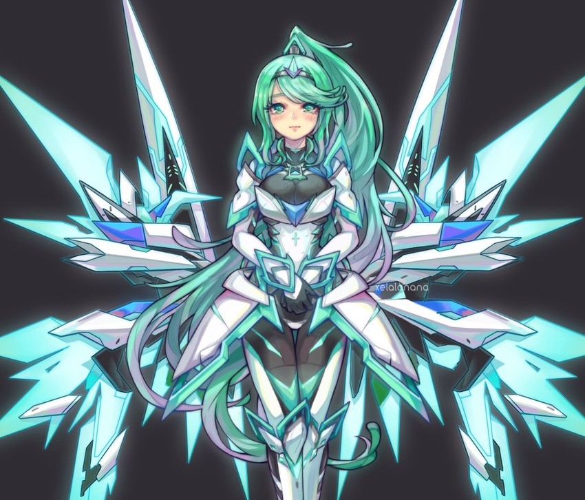 pneuma (xenoblade chronicles and 1 more) drawn by xelalanana