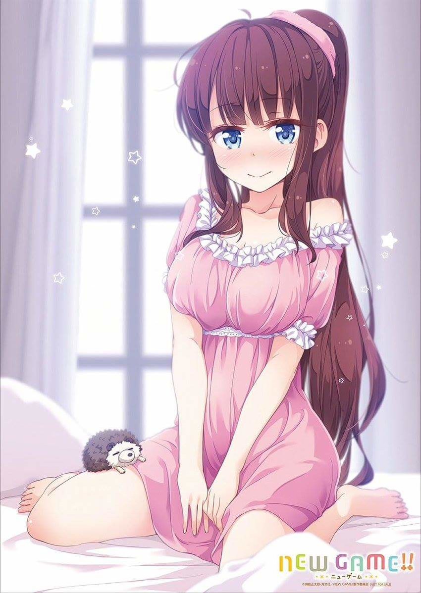 takimoto hifumi and soujirou (new game!) drawn by tokunou_shoutarou