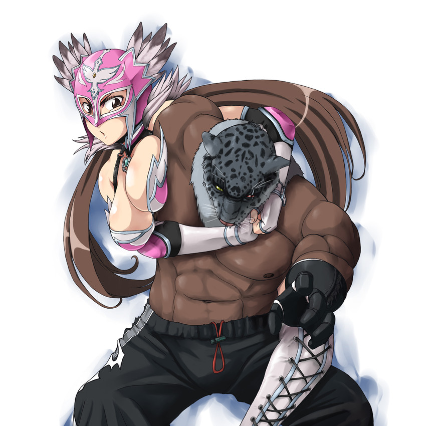julia chang, jaycee, and armor king (tekken and 1 more) drawn by naoyuki