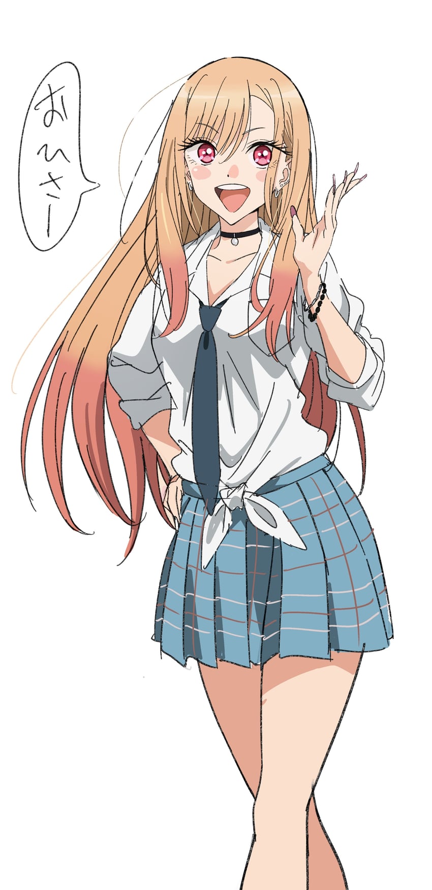 kitagawa marin (sono bisque doll wa koi wo suru) drawn by yamazaki_jun
